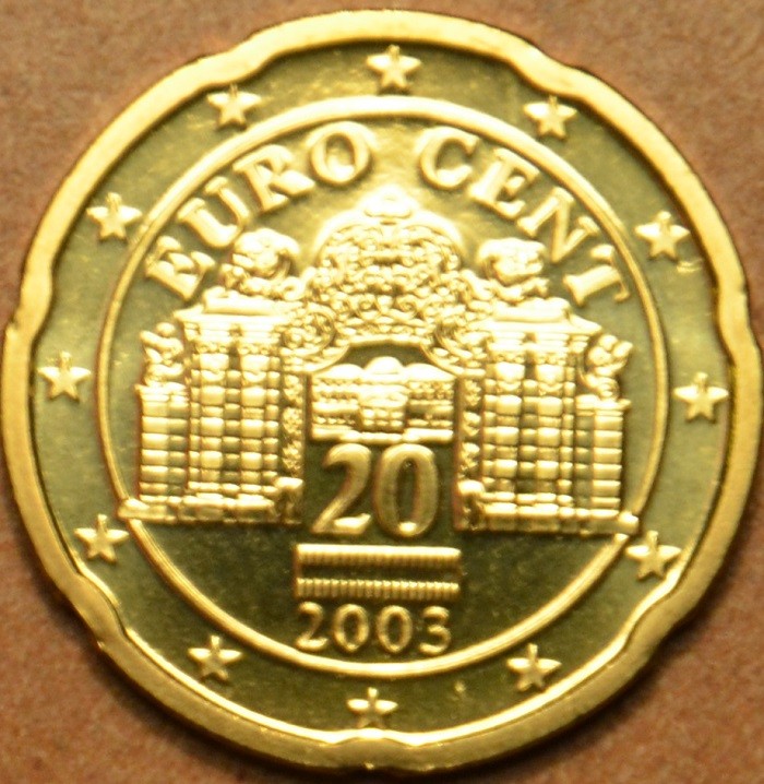 20 cent Rakúsko 2003 (UNC)