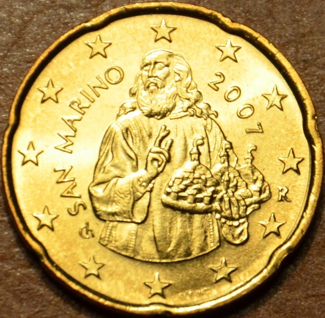20 cent San Marino 2007 (UNC)