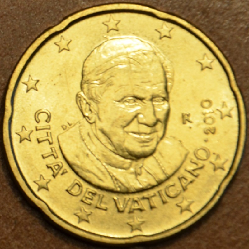 20 cent Vatikán 2010 (UNC)