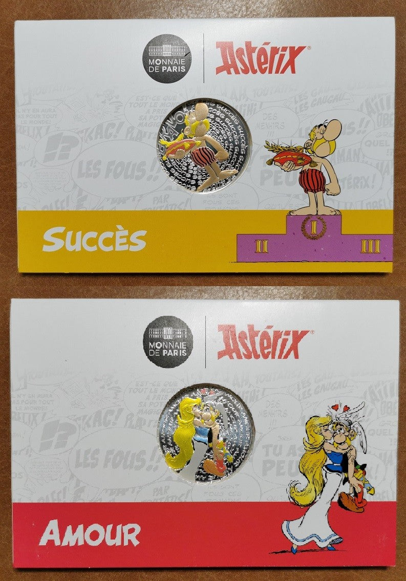 2x 50 Euro Francúzsko 2022 Asterix (BU)
