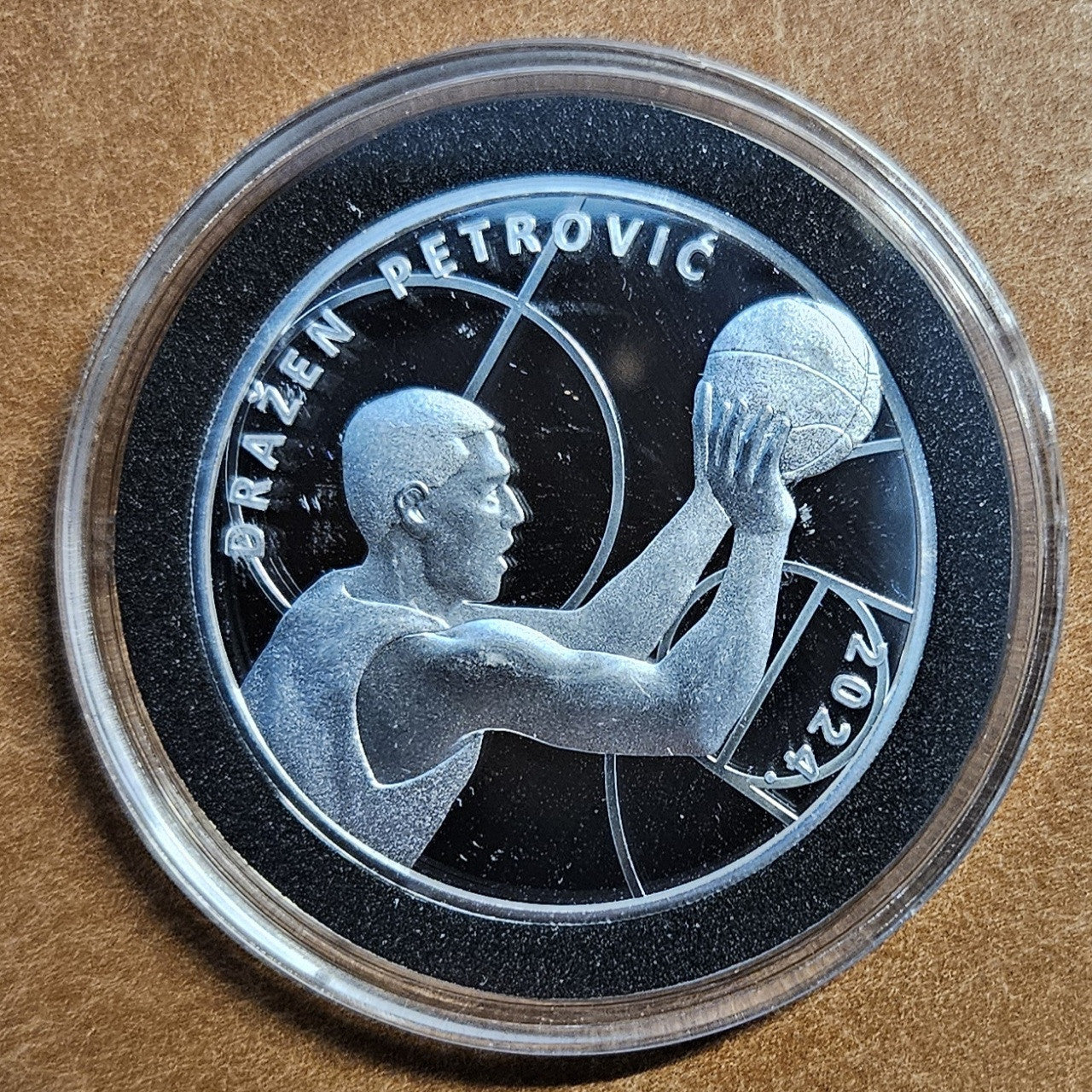 4 Euro Chorvátsko 2024 - Drazen Petrovic – Basketbal (Proof)