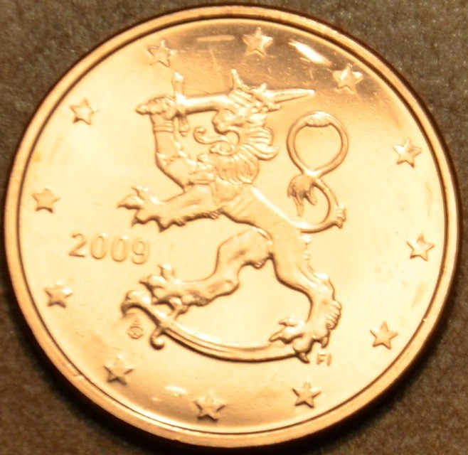 5 cent Fínsko 2009 (UNC)
