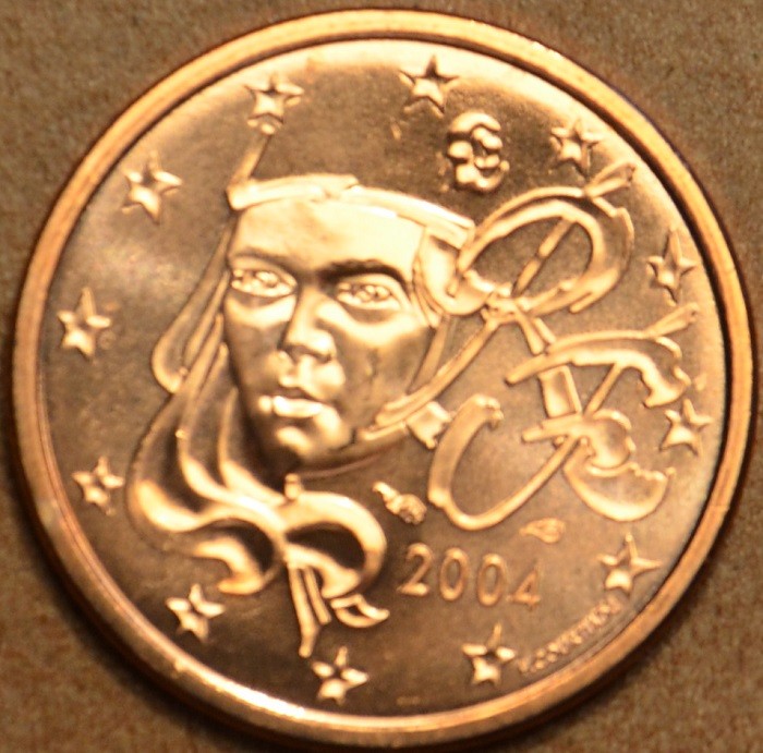 5 cent Francúzsko 2004 (UNC)