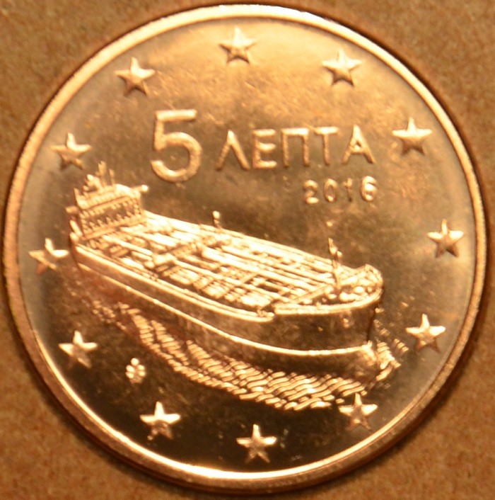 5 cent Grécko 2016 (UNC)