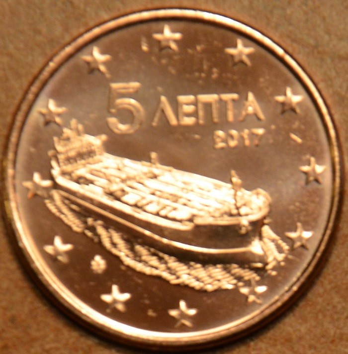 5 cent Grécko 2017 (UNC)