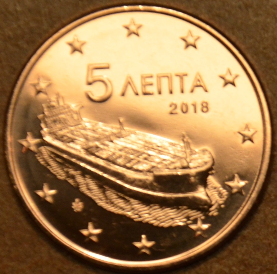 5 cent Grécko 2018 (UNC)