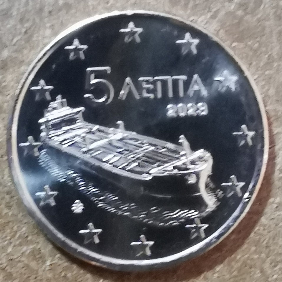 5 cent Grécko 2023 (UNC)