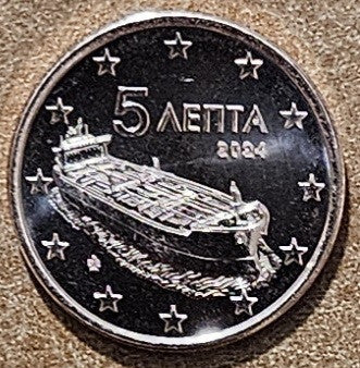 5 cent Grécko 2024 (UNC)