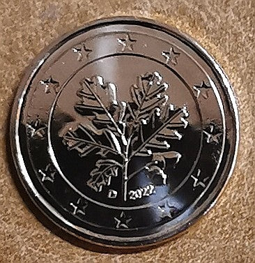 5 cent Nemecko 2022 "D" (UNC)