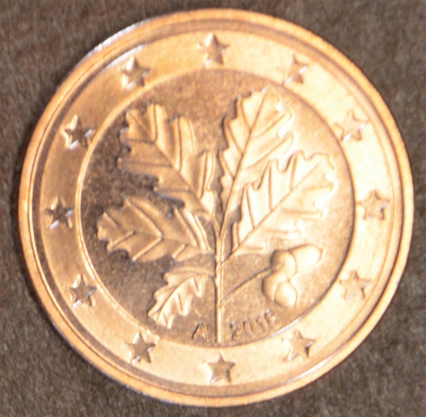 5 cent Nemecko "A" 2018 (UNC)