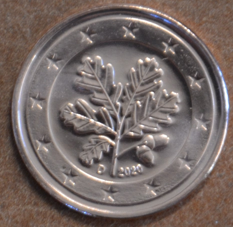 5 cent Nemecko "D" 2020 (UNC)