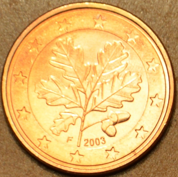5 cent Nemecko "F" 2003 (UNC)
