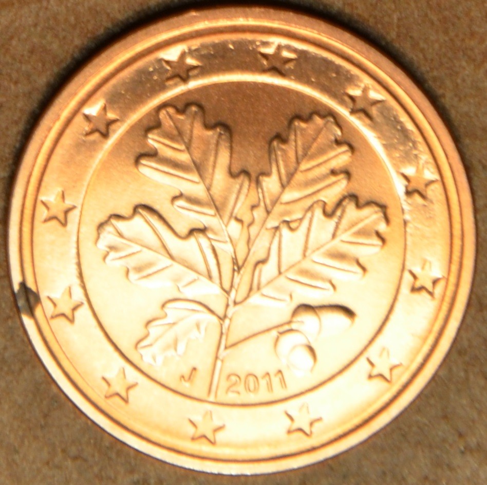 5 cent Nemecko 2011 "J" (UNC)