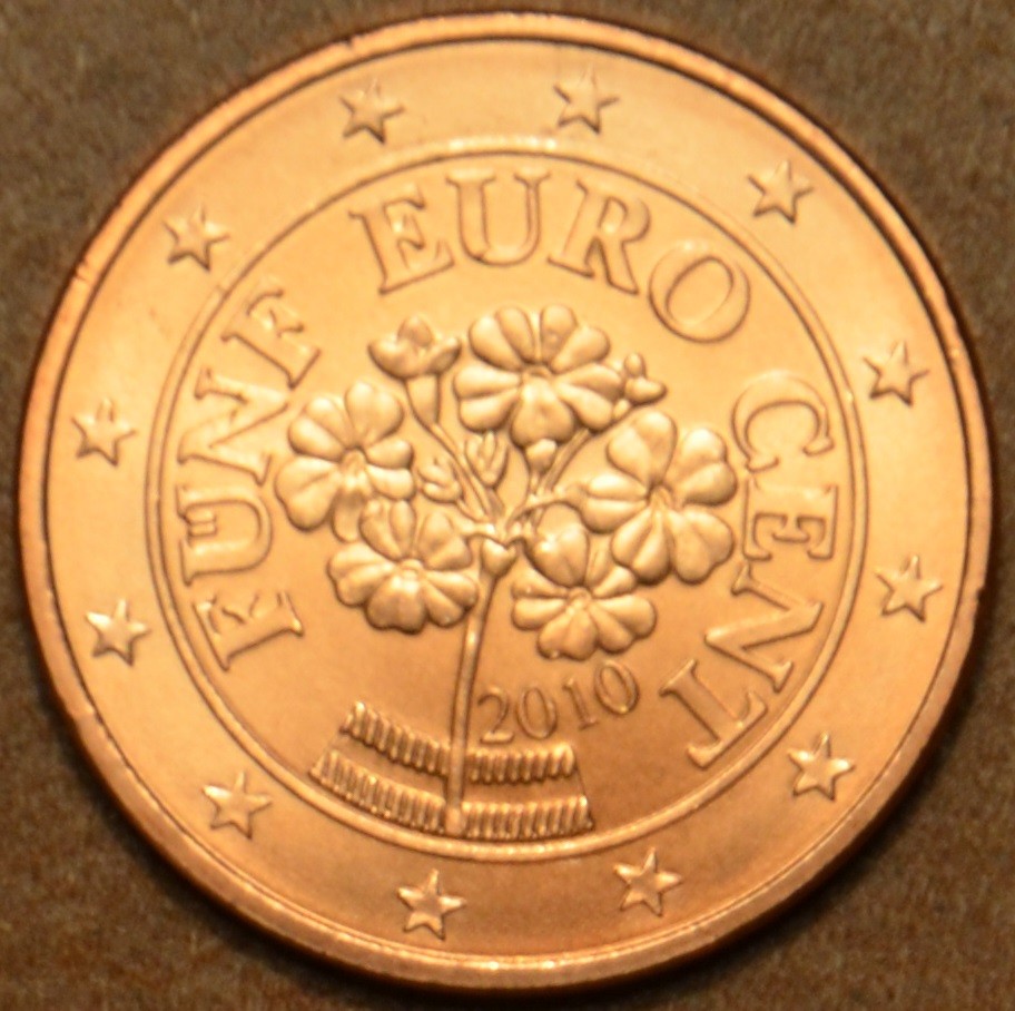 5 cent Rakúsko 2010 (UNC)