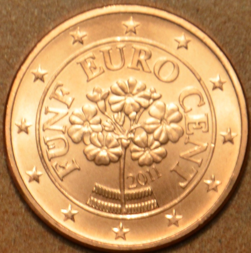 5 cent Rakúsko 2011 (UNC)