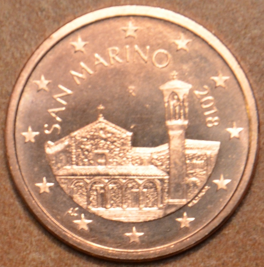 5 cent San Marino 2018 - Nový design (UNC)