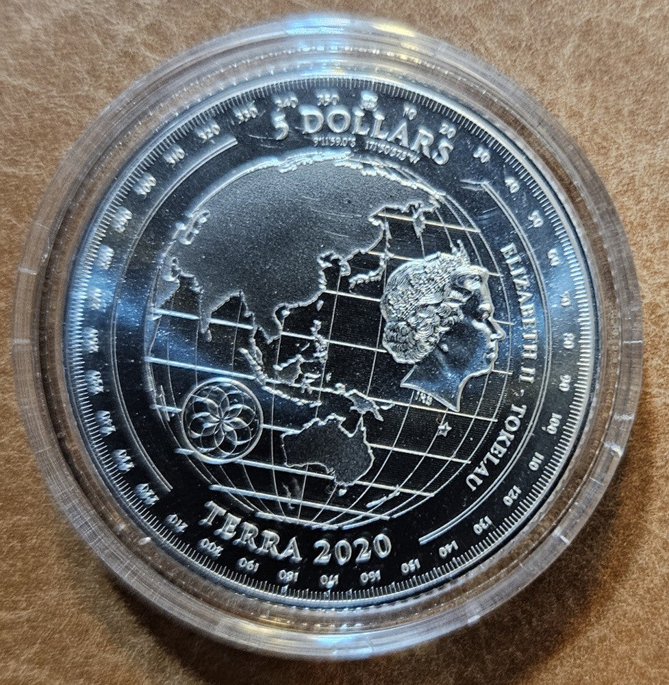 5 dollars Tokelau 2020 - Terra (Proof)