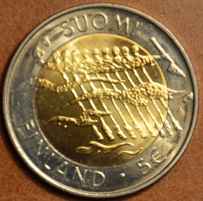 5 Euro Fínsko 2007 - 90 rokov Fínska (UNC)