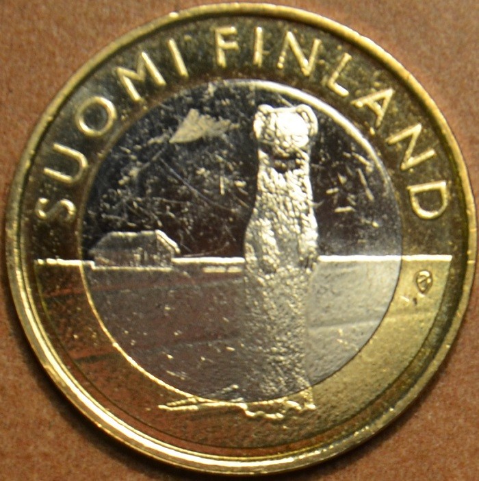 5 Euro Fínsko 2015 - Ostrobothnia - Hranostaj (UNC)