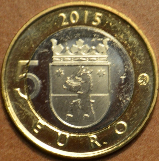 5 Euro Fínsko 2015 - Satakunta - Bobor (UNC)