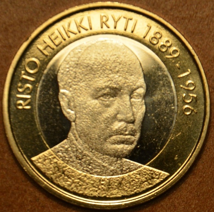 5 Euro Fínsko 2017 - Risto Heikki Ryti (UNC)