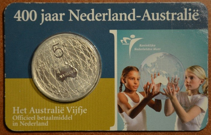 5 Euro Holandsko 2006 - Australia (BU karta)