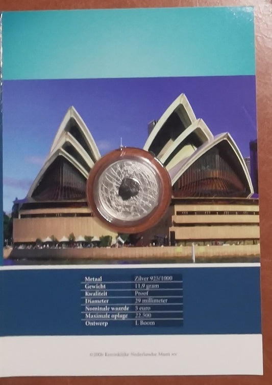 5 Euro Holandsko 2006 - Australia (Proof karta)