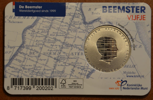 5 Euro Holandsko 2019 -Beemster (UNC)