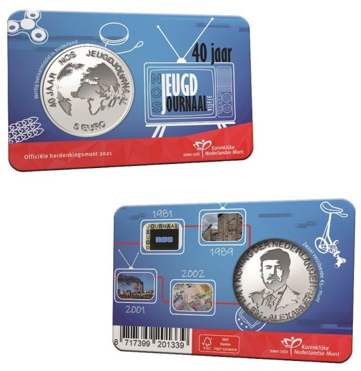 5 Euro Holandsko 2021 - Správy pre mládež (UNC)