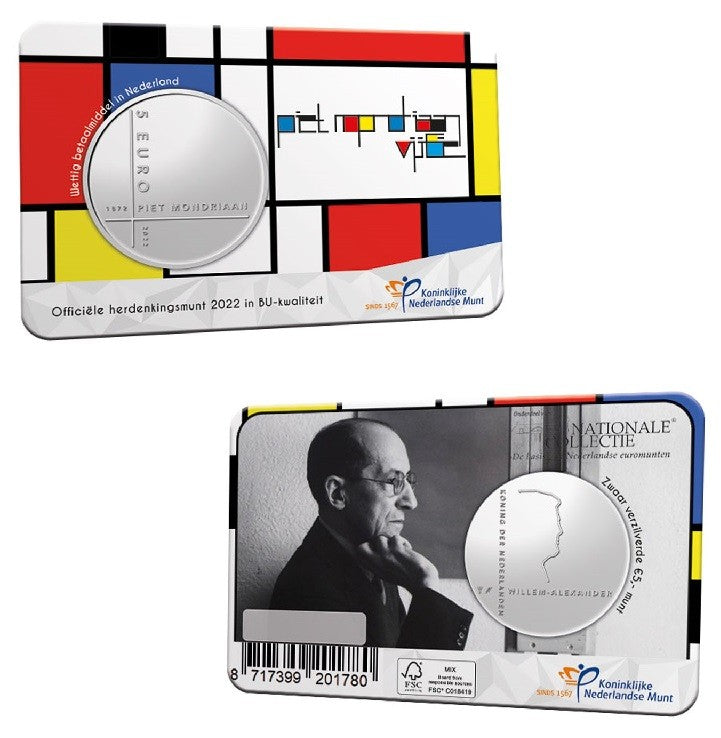 5 Euro Holandsko 2022 - Piet Mondriaan (UNC)