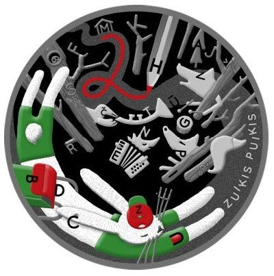5 Euro Litva 2022 - Zuikis Puikis (Proof)