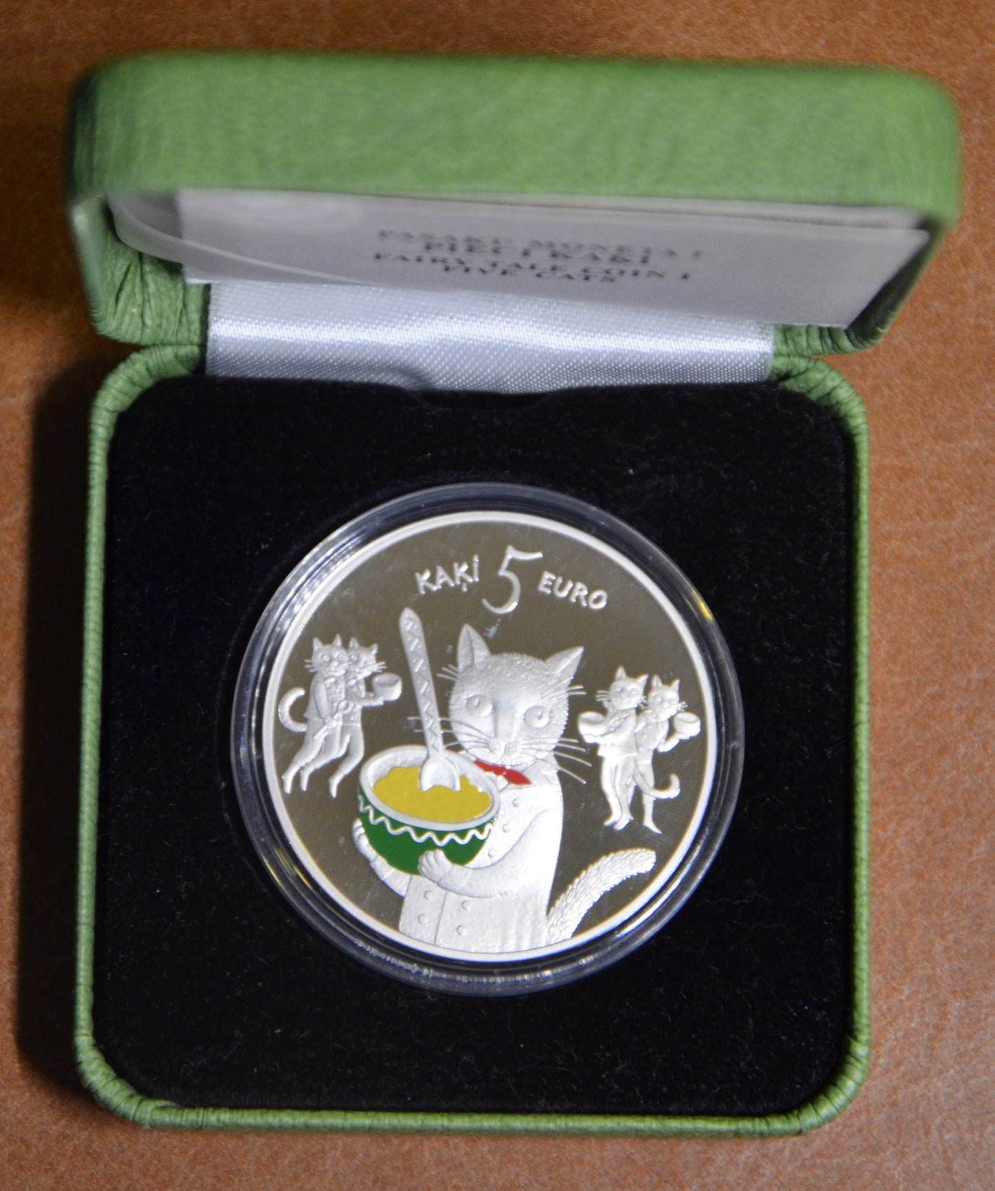 5 Euro Lotyšsko 2015 - Mačky (Proof)