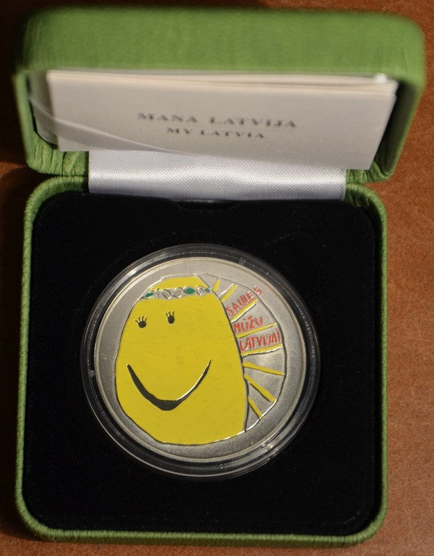 5 Euro Lotyšsko 2018 Moje Lotyšsko (Proof)