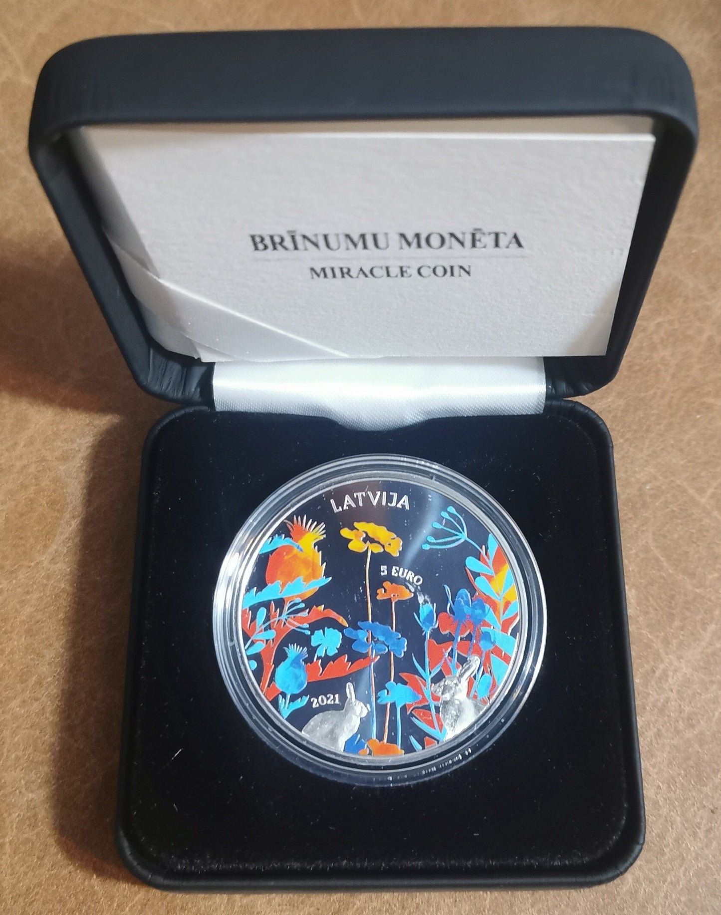 5 Euro Lotyšsko 2021 Zázrak (Proof)
