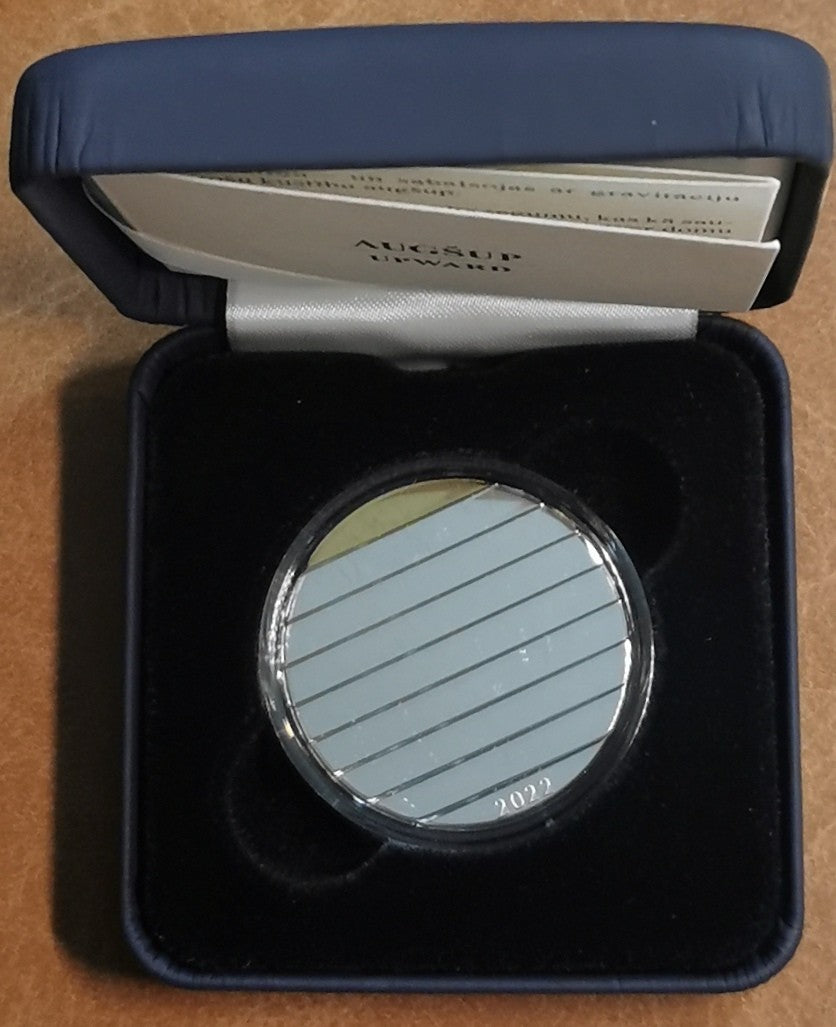 5 Euro Lotyšsko 2022 Stúpanie (Proof)