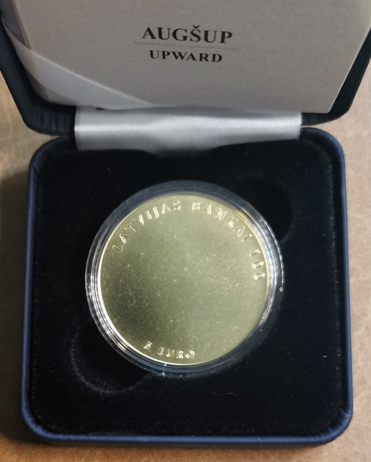 5 Euro Lotyšsko 2022 Stúpanie (Proof)