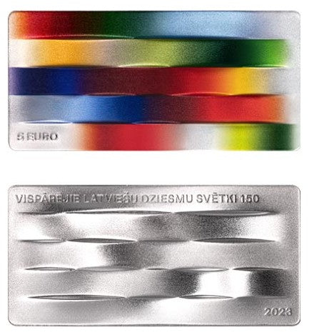 5 Euro Lotyšsko 2023 - Vzrušujúce piesne (Proof)
