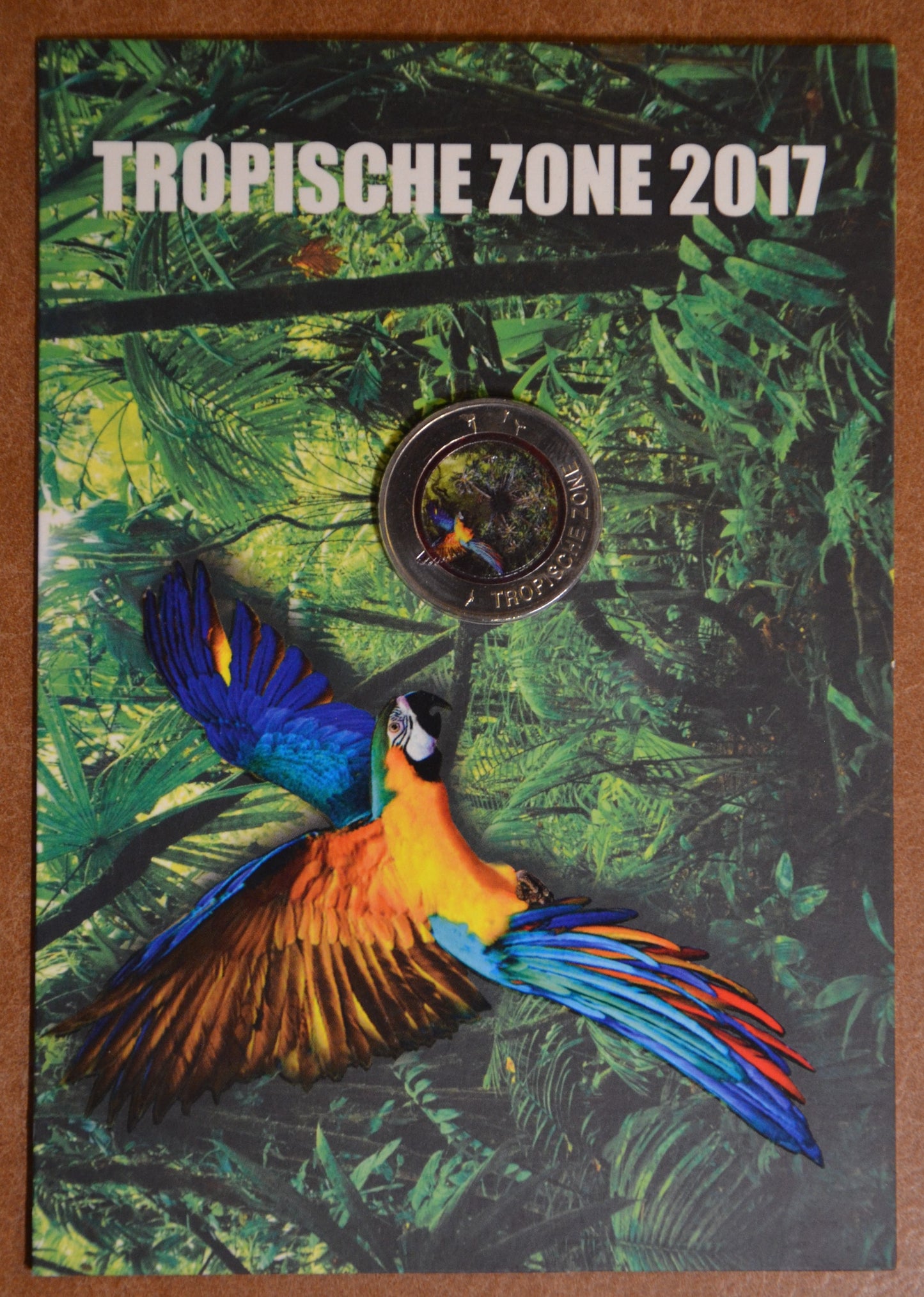5 Euro Nemecko 2017 "G" Tropické pásmo (farbená UNC)