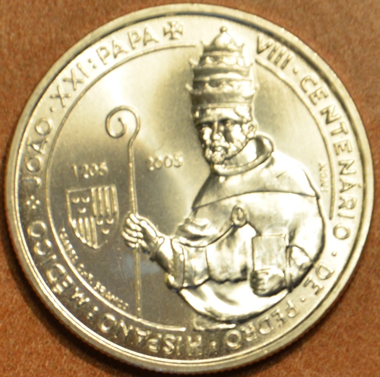 5 Euro Portugalsko 2005 - Pápež Ján XXI. (UNC)