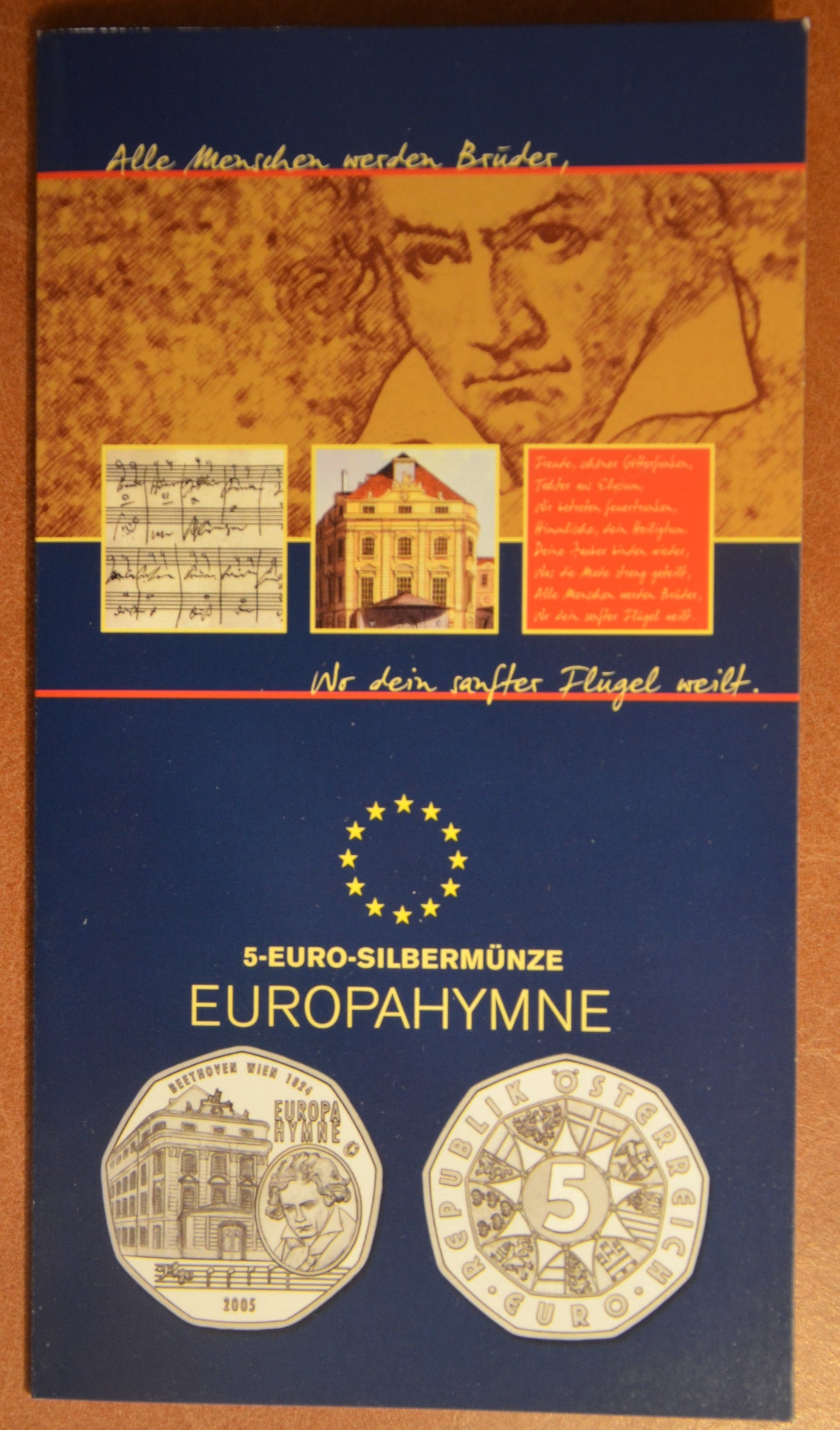 5 Euro Rakúsko 2005 - Ludwig van Beethoven (BU)