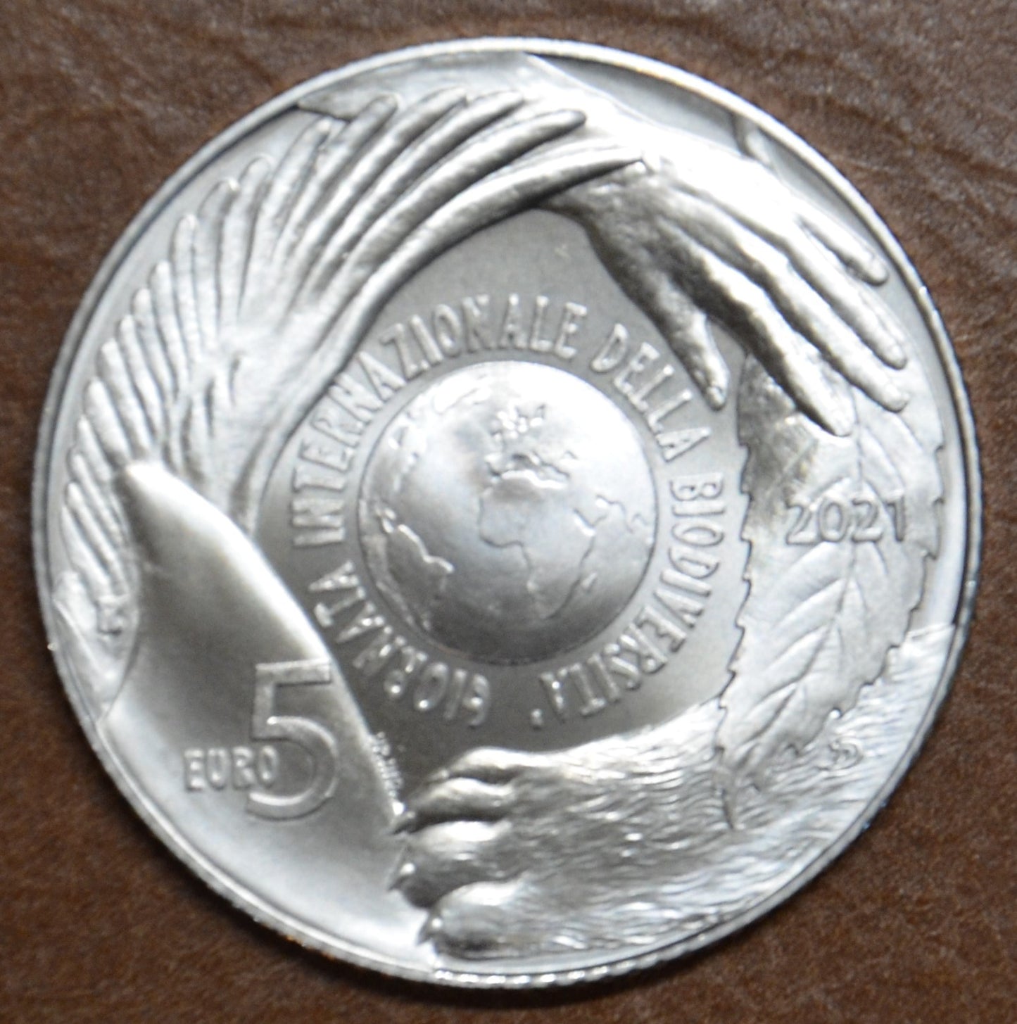 5 Euro San Marino 2021 - Svetový deň biodiverzity (BU)