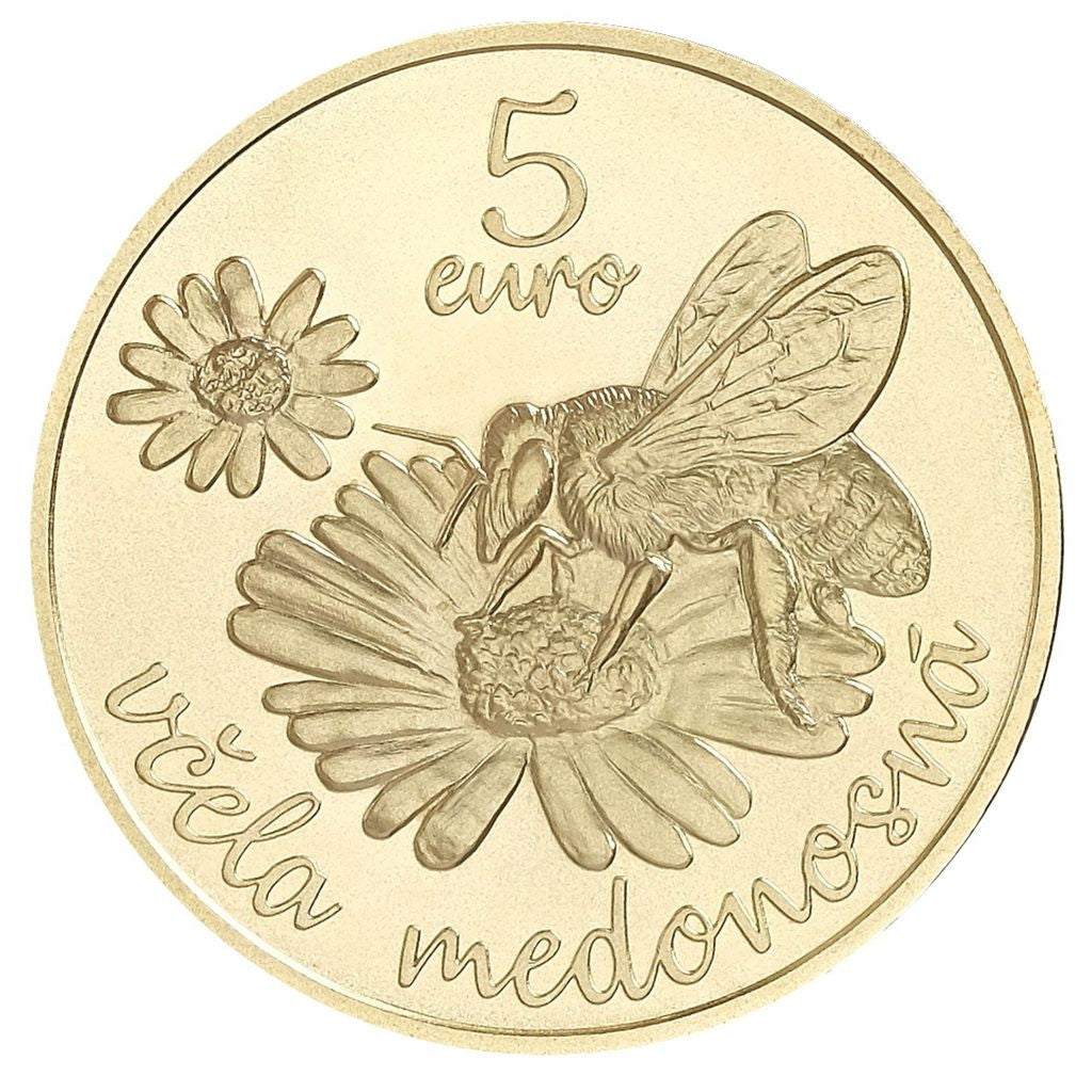 5 Euro Slovensko 2021 - Včela medonosná (UNC)