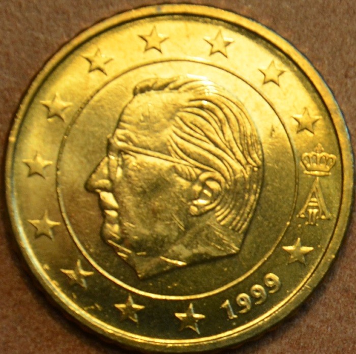 50 cent Belgicko 1999 (UNC)