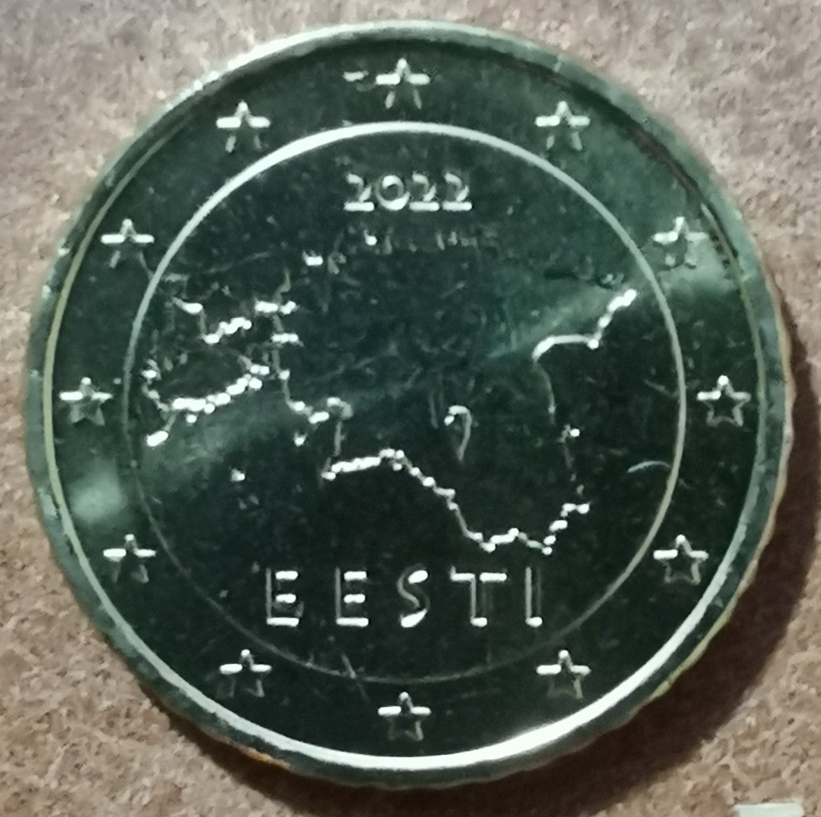 50 cent Estónsko 2022 (UNC)