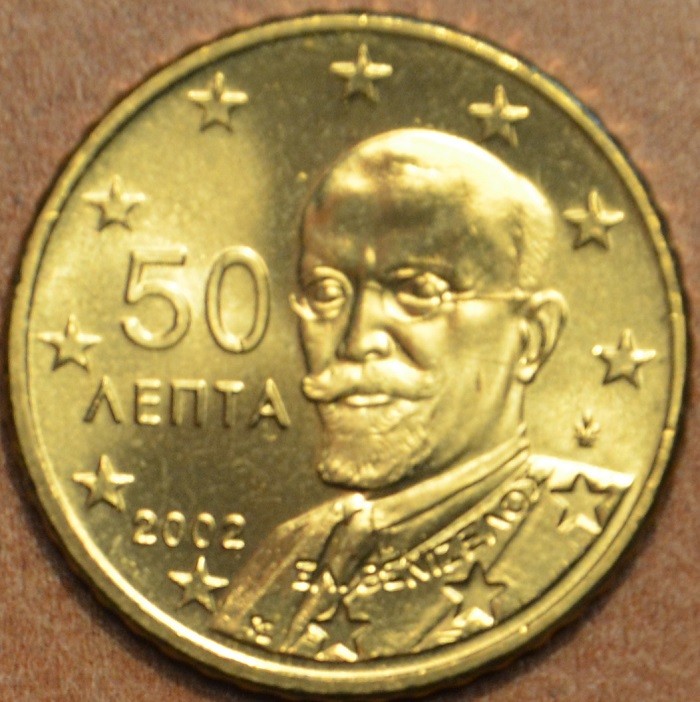 50 cent Grécko 2002 (UNC)