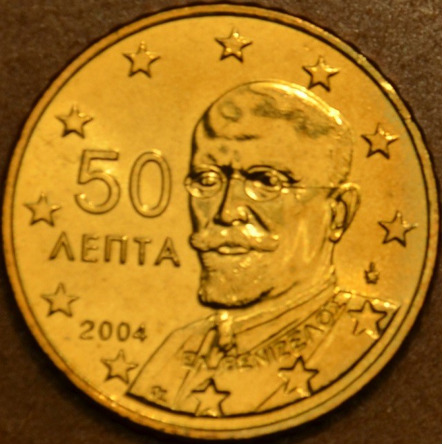 50 cent Grécko 2004 (UNC)