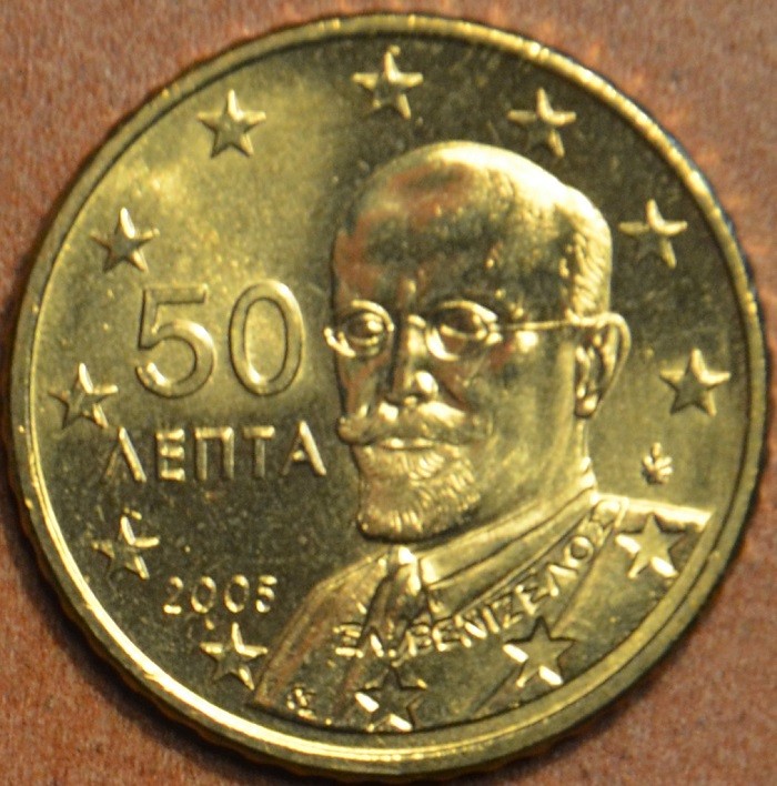 50 cent Grécko 2005 (UNC)