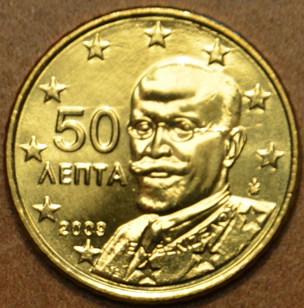 50 cent Grécko 2009 (UNC)