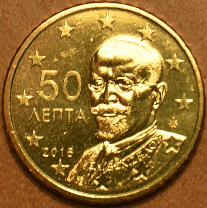 50 cent Grécko 2016 (UNC)