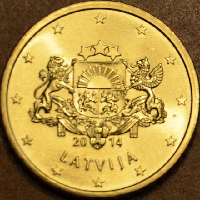 50 cent Lotyšsko 2014 (UNC)
